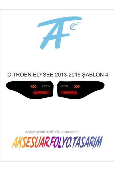 aksesuar folyo tasarım سيتروين إليزيه 2013-2016 إيقاف فوليو