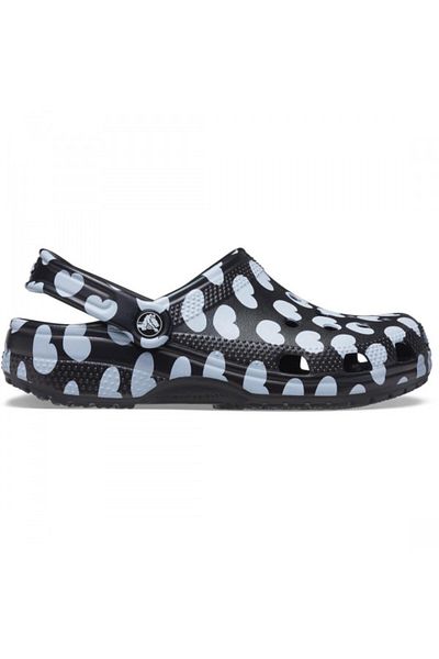 Crocs Clogs Classic Crocs Heart Print Clog 36-37 EU - M4/W6 US Black - Black/White