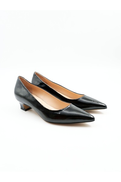 Tenau Kadın Hakiki Deri Topuklu Ayakkabı