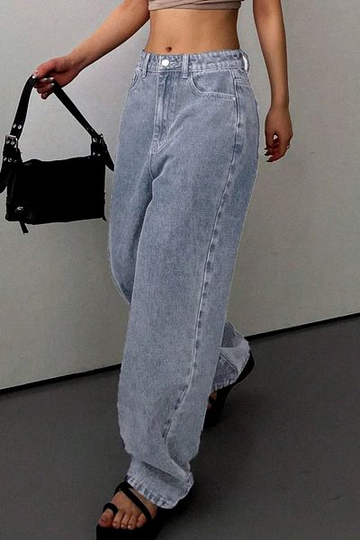 TOFİSA Baggy Jeans Light Blue - 26755