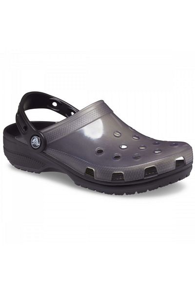 Crocs Classic Translucent Clog Black - Black 46-47 Eu - M12 Us