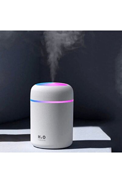 OEM Umidificator cu ultrasunete, portabil, difuzor aroma, 300 ml, Alb