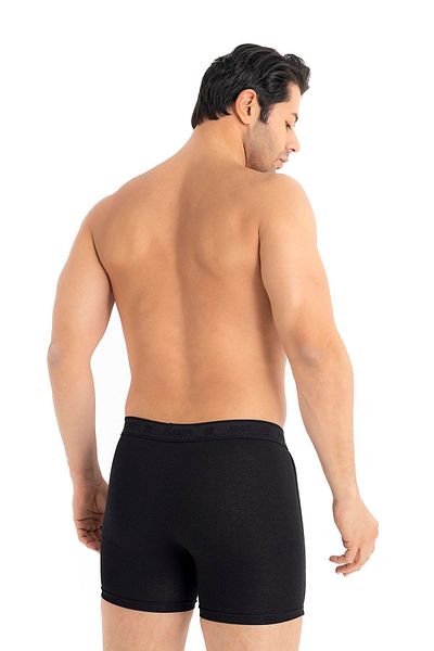 Jiber Ανδρικό 3 τεμάχιο βαμβακερό Modal Black Boxer 288