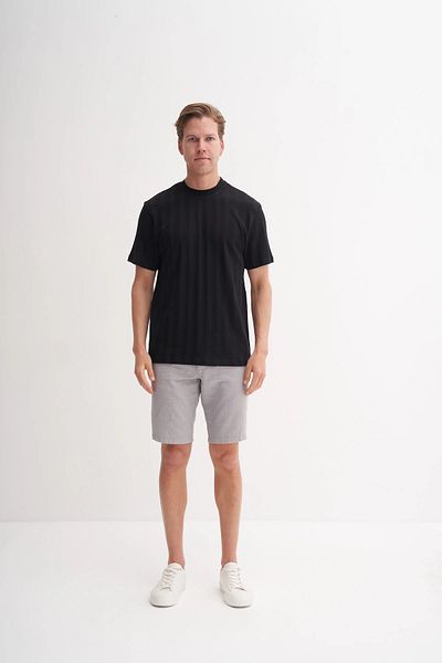 Cazador Μπλουζάκι Polo Neck Regular Fit Cotton Textured T-shirt 4277