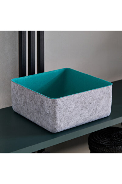 Home Box Floris Felt Two Tone 3-Piece Multi-Utility Drawer Organizer Storage Set
