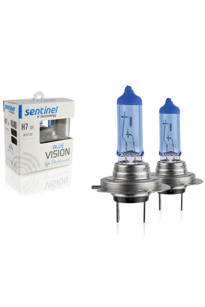 SIEGEN Sentinel 12V 55W H7 Halojen Beyaz Işık Ampul 5000K 1450 Lumen