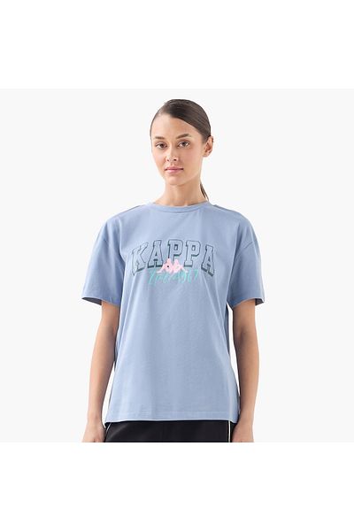 Kappa Kappa Graphic Print T-shirt with Crew Neck