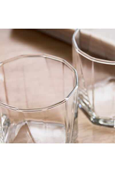 Home Box Ocean Pyramid Rock 3-Piece Glassware Set 330 ml