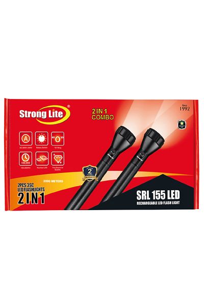 Strong Lite LED Flash Light 2in1 Combo – SRL155LED