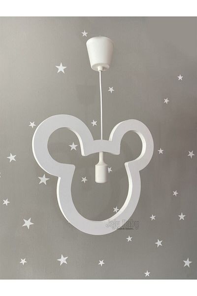 Jaju Baby White Micky Chandelier Lighting Baby / Kids Room Chandelier