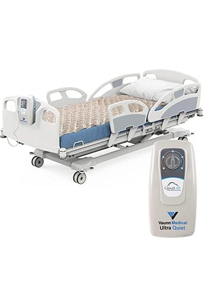 F48Fashion Vaunn Medical Cloud Air Whisper Quiet Alternating Pressure Mattress Topper with Dual Pump Size 36" x