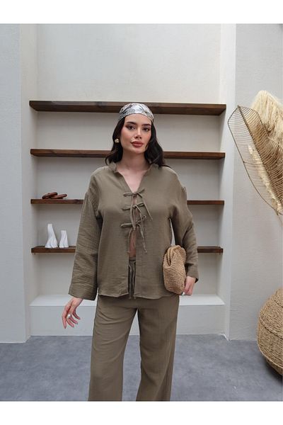 ESRAHELVACI Bow Tie Linen Set