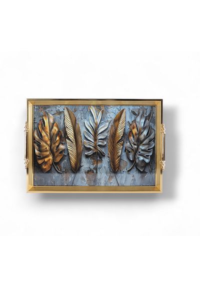ROSE CENTER Decorative Tray, Special Design Presentation Tray, 42x29cm