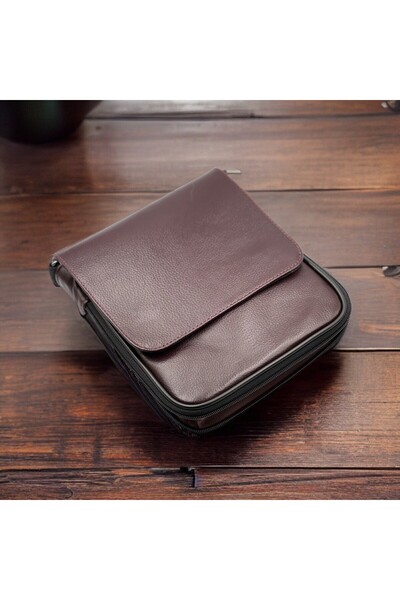 Müstesna Dana Derisi Erkek Omuz Çantası Birinci Sınıf Yeni Dizayn Tablet İpad Telefon Postacı Çanta