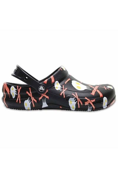 Crocs Clogs Bistro Graphic Clog 38-39 Eu - M6/w8 Us Black - Black/white/black