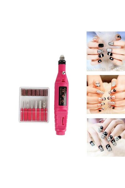 Müstesna At Home Manicure Pedicure Nail File Nail Art Hand Foot Care Tool Electric