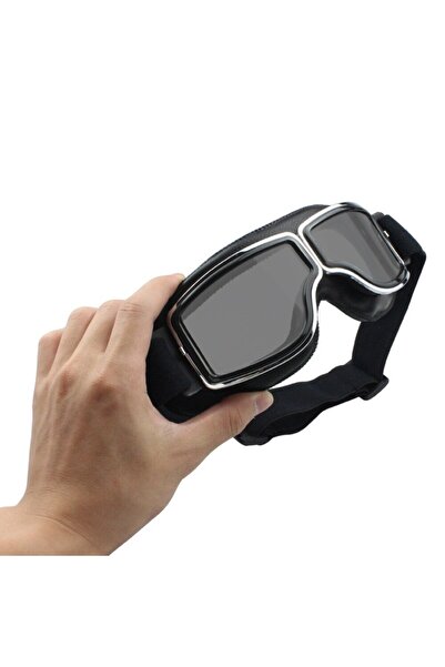 Jwl M5 Motosiklet Güneş Gözlüğü Kask Altı Rüzgar Yağmur Korumalı Retro Gözlük