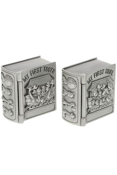 PUFO Set de 2 cutii cu antimoniu Pufo Little Child pentru primul fir și primul dinte, 4 cm