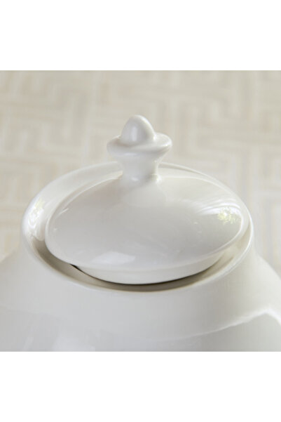 Home Box Crimsson Sugar Pot with Lid