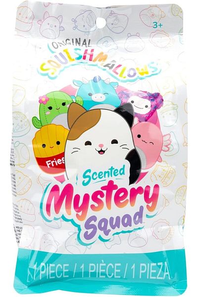 Squishmallows S25 Scented Mystery Plush–5"Collectible Fruit Scent Toys(1 Random: Apple, Lemon, More)