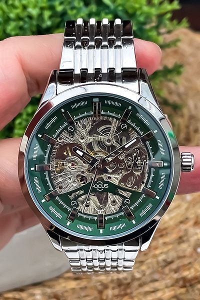 Focus Automatic Original Full Steel Luxury Men's Wrist Watch