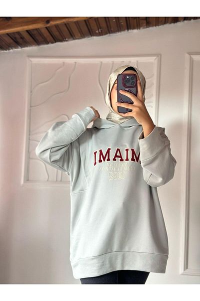 Meralles Miami Written Sweat Gray Color T-Shirt