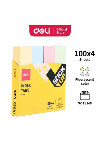 Deli Index Tabs ASST. EA11002