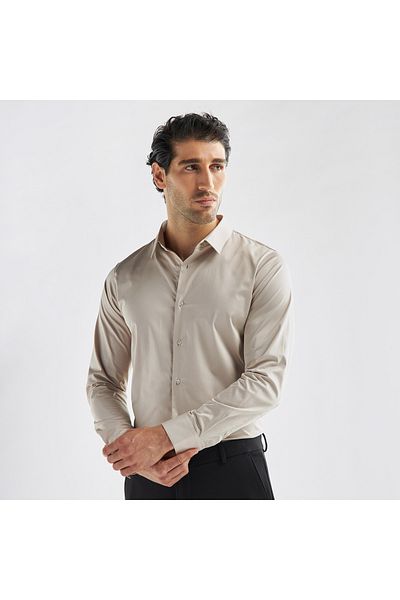 FAV Regular Fit Shirt with Long Sleeves and Button Closure