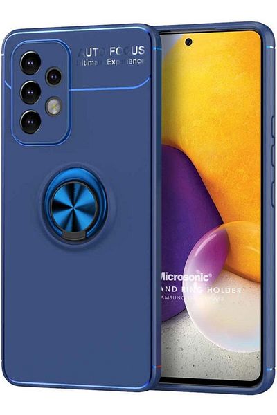 STOREMAX Lbstorex Case for Galaxy A53 5g Kickstand Ring Holder Navy Blue [Case Compatible with Galaxy A53 5g