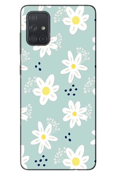 Zebana حافظة متوافقة مع هاتف سامسونج جالاكسي A71، حافظة سيليكون زهور الربيع 1...