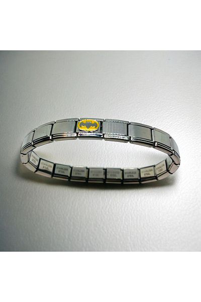 MeSin Store Steel Charm Steel Italian Bracelet with Cartoon Figure