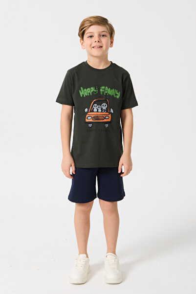 Nisrakids Bois 'Šorts Set Vrh i dno pamuk češlja tkanina