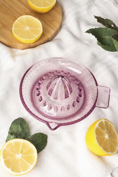 EWs Acrylic Plum Lemon Squeezer Practical Lemon Squeezer