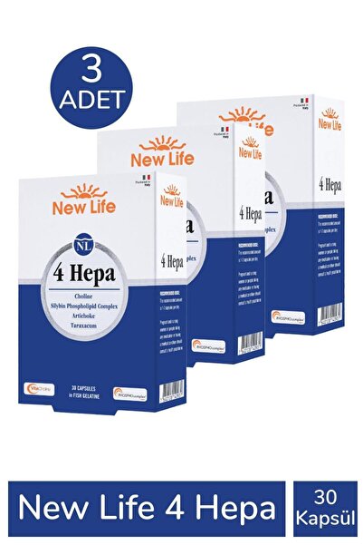 New Life 4 كبسولات هيبا 30 ناعمة 3 قطع