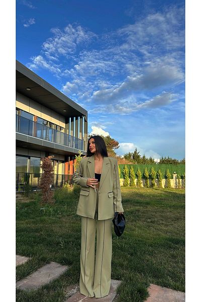 buqre's moda Double Blazer Jacket Set