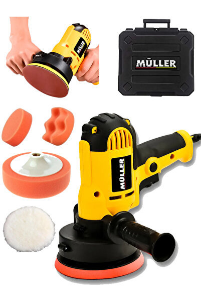 Pro Müller Alman Wax 1000 Motor Korumalı Metal Şanzıman Devir Ayarlı Zımpra P...