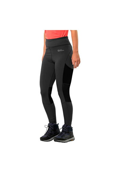 Jack Wolfskin Kadın Siyah KENSTEIG Tayt 1509151-6000