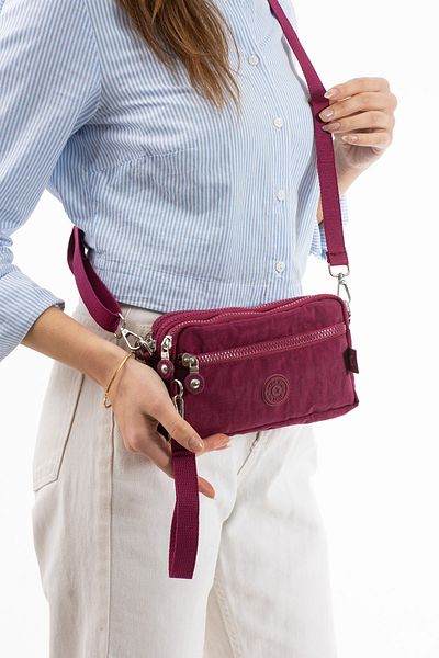 MEGA BAG M 231 Mega Bag Crinkle Fabric Unisex Hand Shoulder Bag, Phone Holder (Horizontal), Clutch