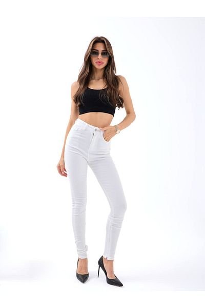 Womengrom Fame Women's Skinny Jeans White