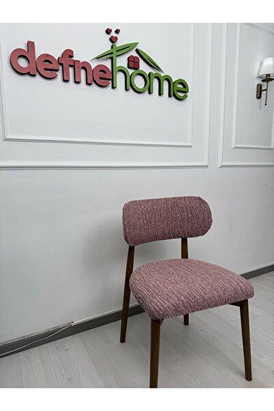 Defne Home bohem sandalye kılıfı Pudra