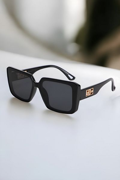 MACERATİ Luna Unisex Black Sunglasses