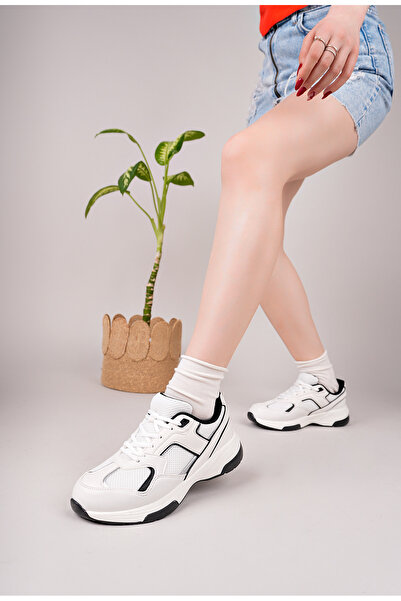 pasyone Beyaz Kadın Günlük Sneaker Ayakkabı