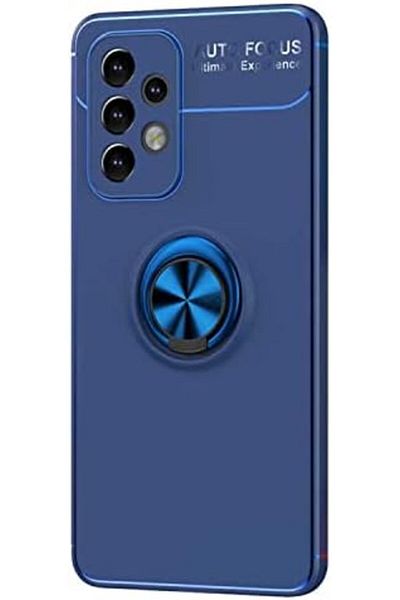 STOREMAX Lbstorex Case for Galaxy A53 5g Kickstand Ring Holder Navy Blue [Case Compatible with Galaxy A53 5g