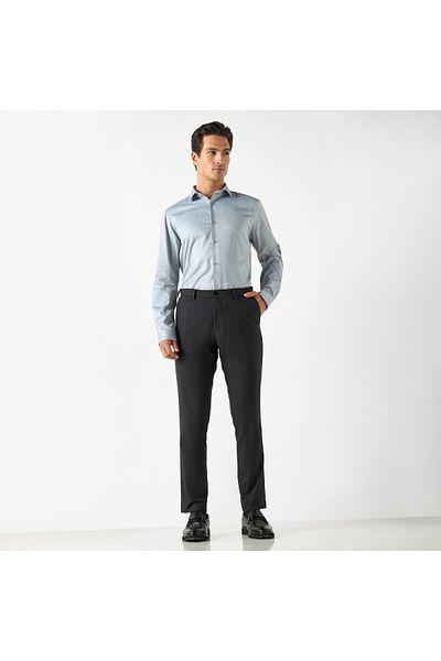 FAV Regular Fit Checked Shirt with Long Sleeves and Button Closure