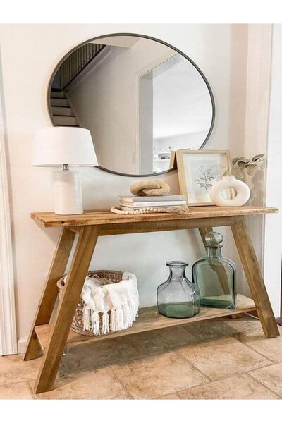 Timber'sTeam Marlen Doğal Ahşap Dresuar