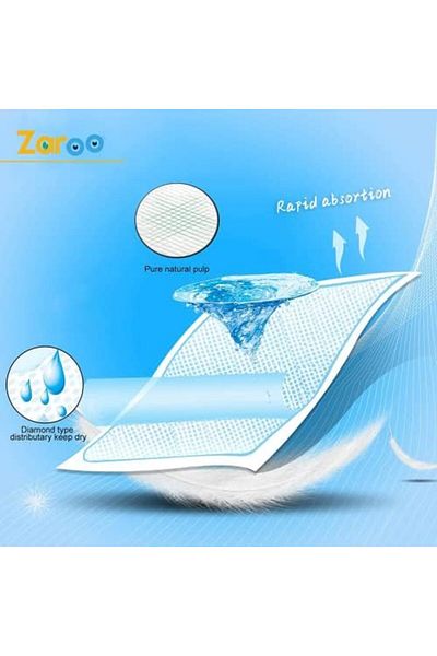 F48Fashion زارو 30 × فوط سرير سلس البول 60 × 90 سم، فوط واقية فائقة الامتصاص للاستخدام مرة واحدة