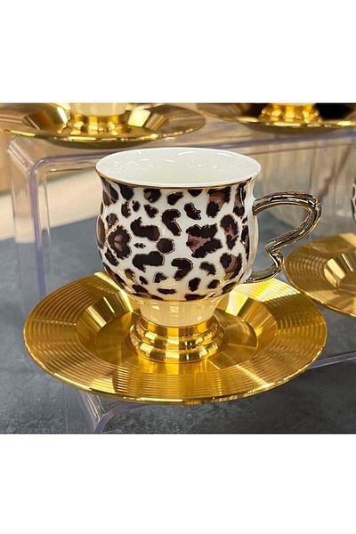 ACAR Koh-07325 Orti̇gi̇a 6 Piece Coffee Cup Set
