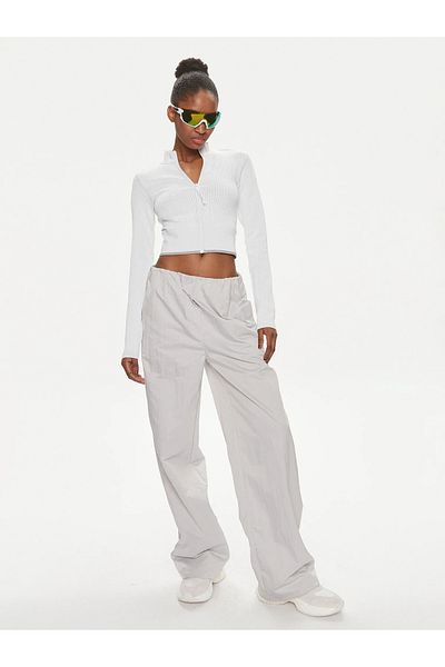 Calvin Klein Women's White Crop Jacket
