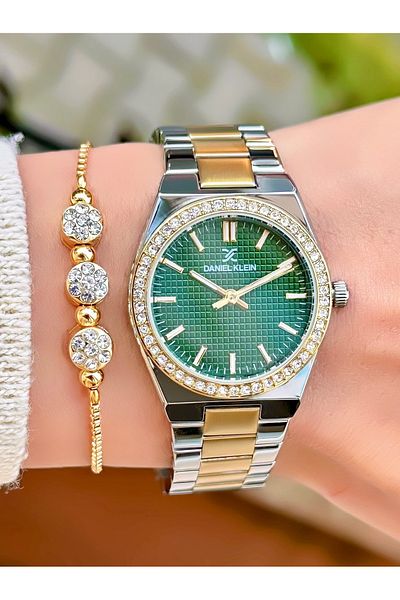 Daniel Klein Steel Cord Women's Wristwatch