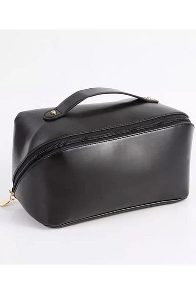 TECOS Textile Bag For Storing And Transporting Cosmetic Items, ®, 23.5* 11* 10.5 Cm, ​​Black